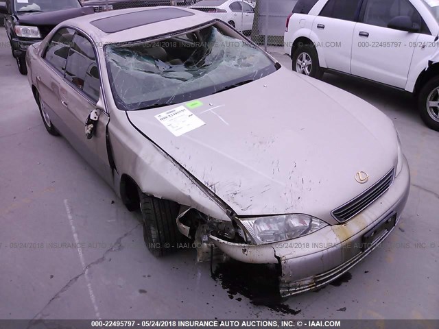 JT8BF22G6V0030784 - 1997 LEXUS ES 300 GOLD photo 1