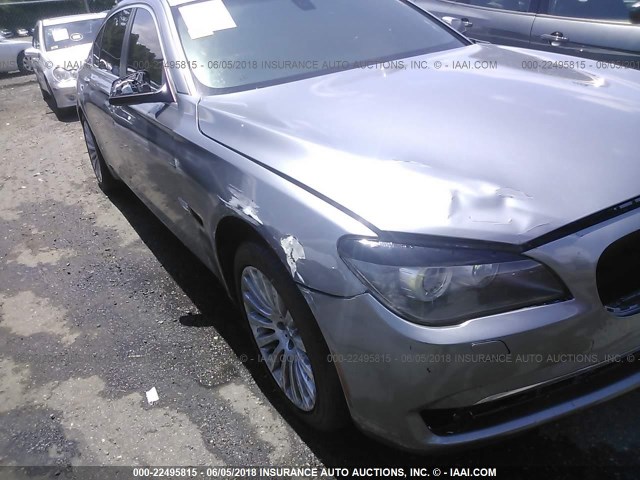 WBAKC8C56CC437376 - 2012 BMW 750 LXI GRAY photo 6