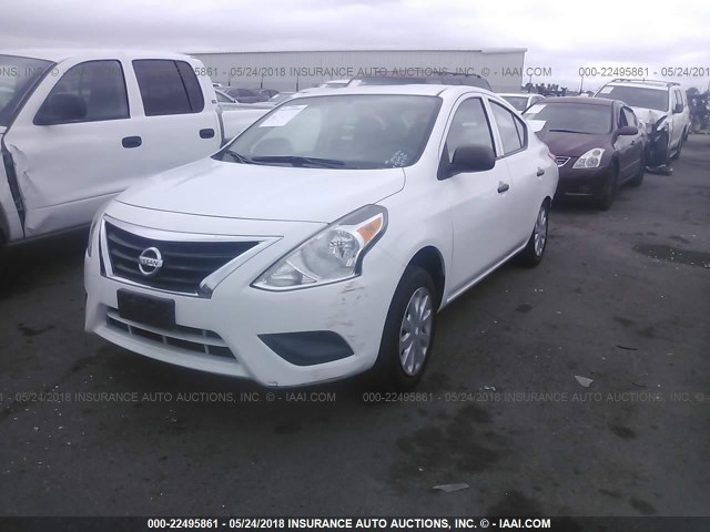 3N1CN7AP8FL912859 - 2015 NISSAN VERSA S/S PLUS/SV/SL WHITE photo 2