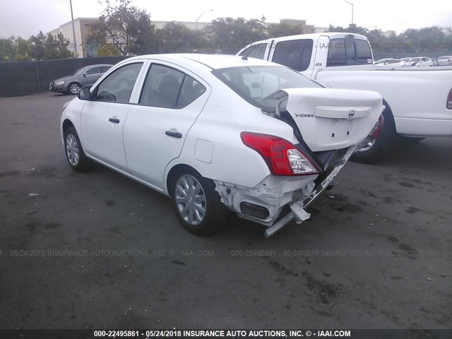 3N1CN7AP8FL912859 - 2015 NISSAN VERSA S/S PLUS/SV/SL WHITE photo 3