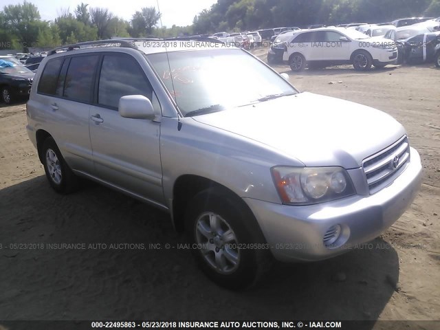 JTEHF21A920075413 - 2002 TOYOTA HIGHLANDER LIMITED SILVER photo 1