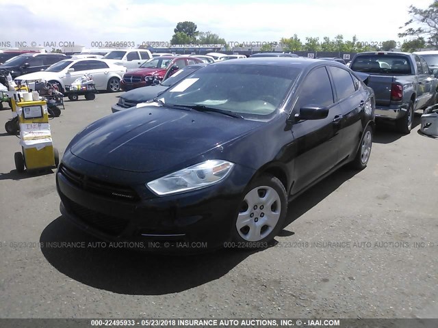 1C3CDFAH4DD306601 - 2013 DODGE DART SE/AERO BLACK photo 2