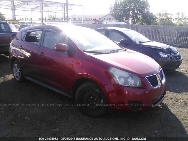 5Y2SM67029Z476829 - 2009 PONTIAC VIBE RED photo 1