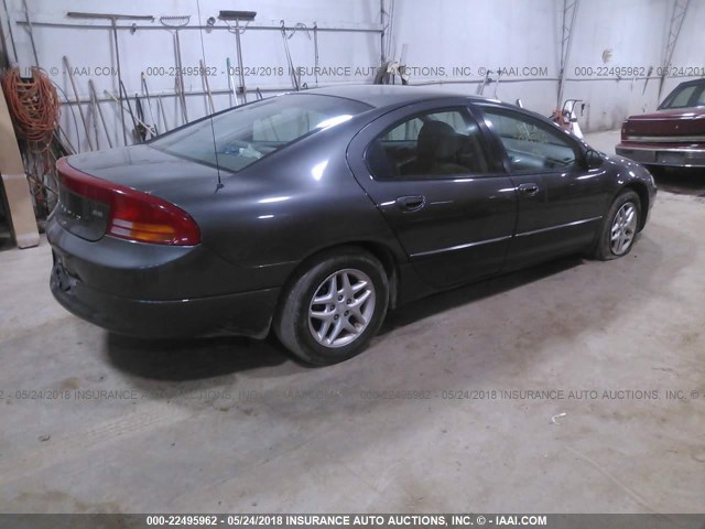 2B3HD46R74H582167 - 2004 DODGE INTREPID SE GRAY photo 4