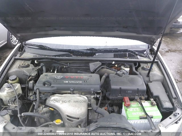 4T1BE32K94U889191 - 2004 TOYOTA CAMRY LE/XLE/SE ნაცრისფერი ფოტო 10