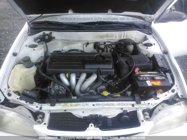 1NXBR12E5YZ365111 - 2000 TOYOTA COROLLA VE/CE/LE 白色 照片 10