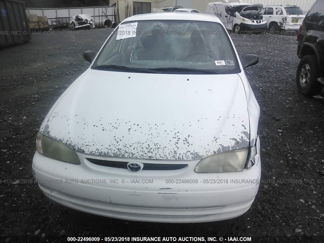 1NXBR12E5YZ365111 - 2000 TOYOTA COROLLA VE/CE/LE 白色 照片 6