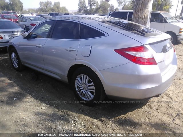 5J6TF3H51CL004584 - 2012 HONDA CROSSTOUR EXL SILVER photo 3