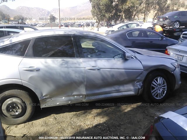 5J6TF3H51CL004584 - 2012 HONDA CROSSTOUR EXL ვერცხლისფერი ფოტო 6