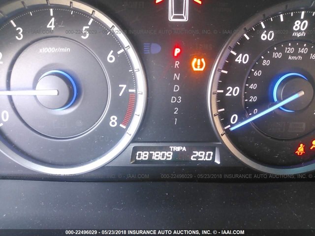 5J6TF3H51CL004584 - 2012 HONDA CROSSTOUR EXL ვერცხლისფერი ფოტო 7