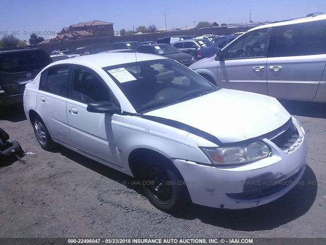 1G8AJ55F57Z210072 - 2007 SATURN ION LEVEL 2 WHITE photo 1