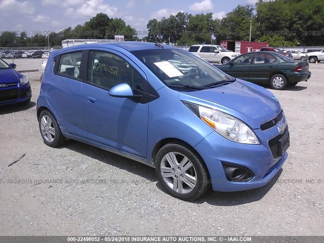 KL8CB6S96DC526670 - 2013 CHEVROLET SPARK LS BLUE photo 1