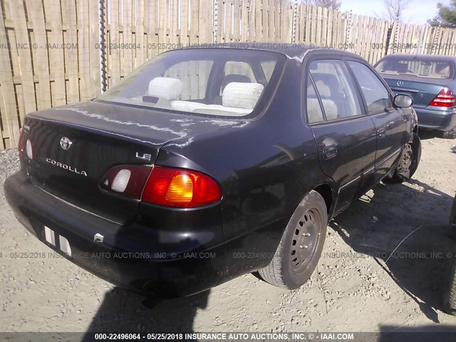 2T1BR12EXXC203958 - 1999 TOYOTA COROLLA VE/CE/LE GREEN photo 4