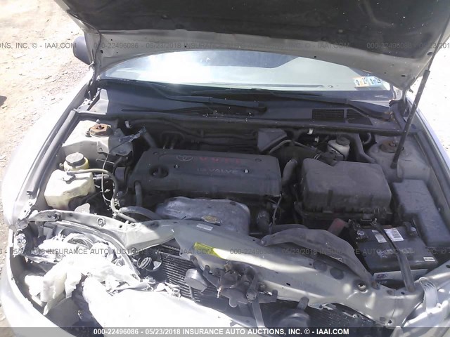 4T1BE32K76U114665 - 2006 TOYOTA CAMRY LE/XLE/SE ვერცხლისფერი ფოტო 10
