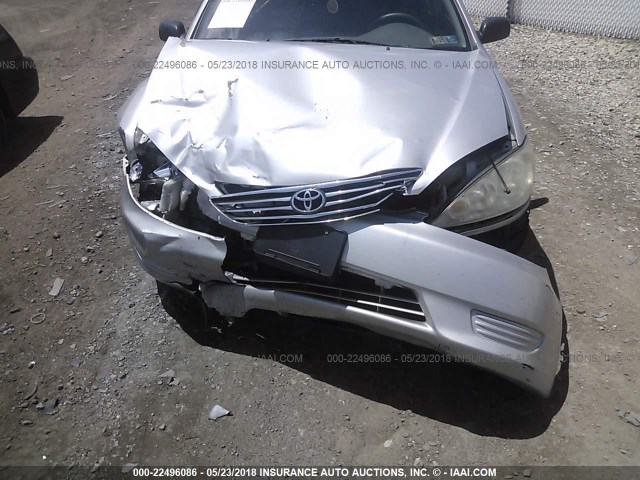 4T1BE32K76U114665 - 2006 TOYOTA CAMRY LE/XLE/SE ვერცხლისფერი ფოტო 6