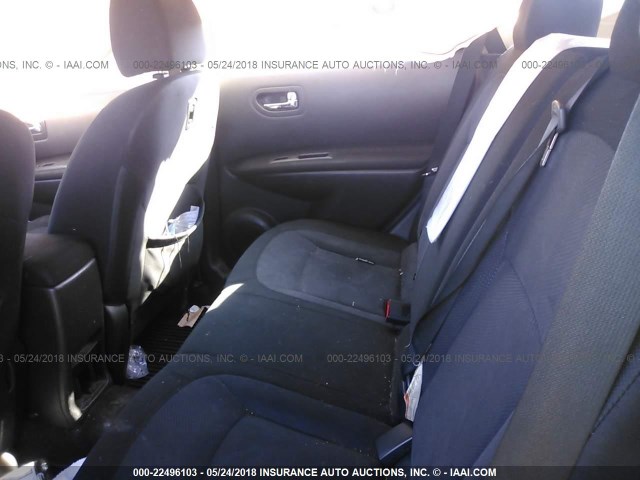 JN8AS5MV2CW386153 - 2012 NISSAN ROGUE S/SV BLACK photo 8