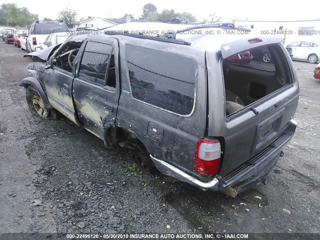 JT3HN87R4W0144607 - 1998 TOYOTA 4RUNNER LIMITED GRAY photo 3