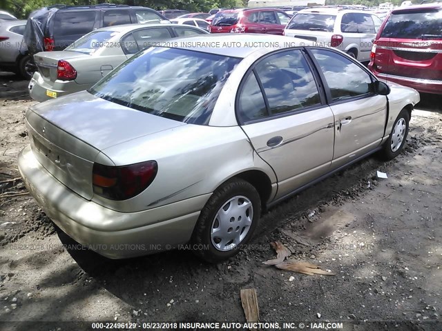 1G8ZH5282YZ210276 - 2000 SATURN SL1 GOLD photo 4