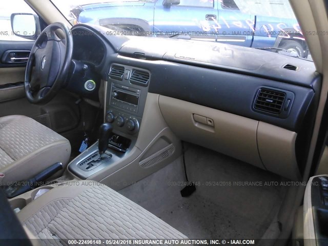 JF1SG65664H762511 - 2004 SUBARU FORESTER 2.5XS Зеленый фото 5