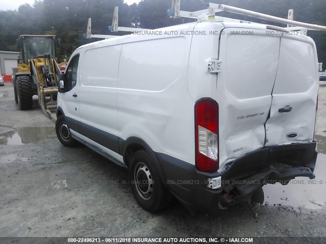 1FTYE1ZGXGKB40887 - 2016 FORD TRANSIT T-150 WHITE photo 3