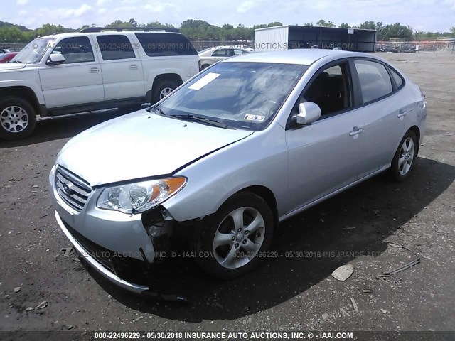 KMHDU46D89U701555 - 2009 HYUNDAI ELANTRA GLS/SE SILVER photo 2