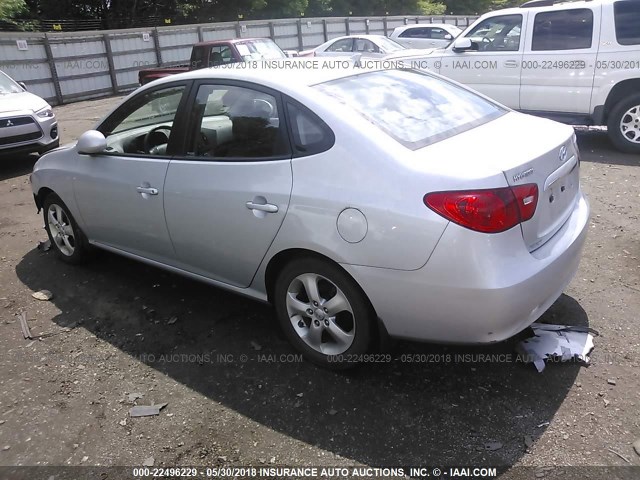 KMHDU46D89U701555 - 2009 HYUNDAI ELANTRA GLS/SE SILVER photo 3