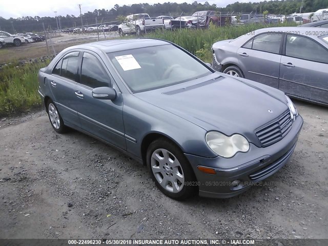 WDBRF92H56F732772 - 2006 MERCEDES-BENZ C GENERATION 2006 280 4MATIC BLUE photo 1