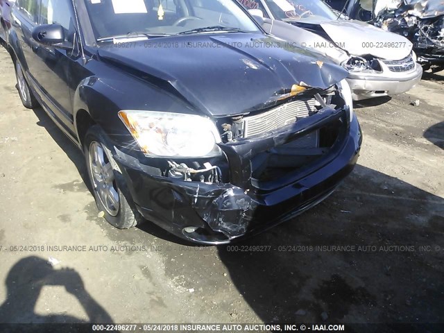 1B3HB48BX7D535061 - 2007 DODGE CALIBER SXT BLACK photo 6