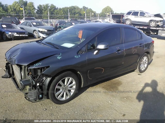19XFB2F94CE317426 - 2012 HONDA CIVIC EXL Boz foto 2