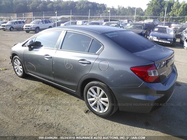 19XFB2F94CE317426 - 2012 HONDA CIVIC EXL Boz foto 3