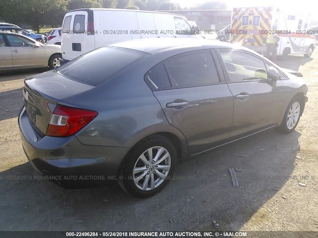 19XFB2F94CE317426 - 2012 HONDA CIVIC EXL Boz foto 4