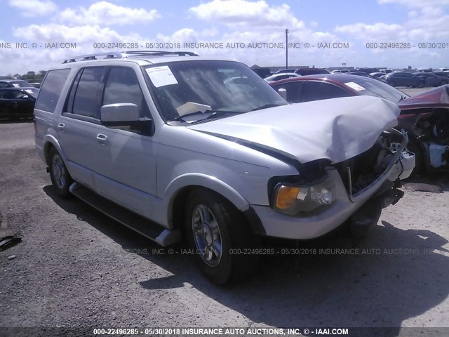 1FMFU19565LA31757 - 2005 FORD EXPEDITION LIMITED WHITE photo 1