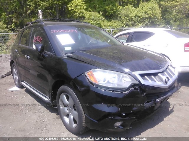 5J8TB18547A007360 - 2007 ACURA RDX TECHNOLOGY BLACK photo 1