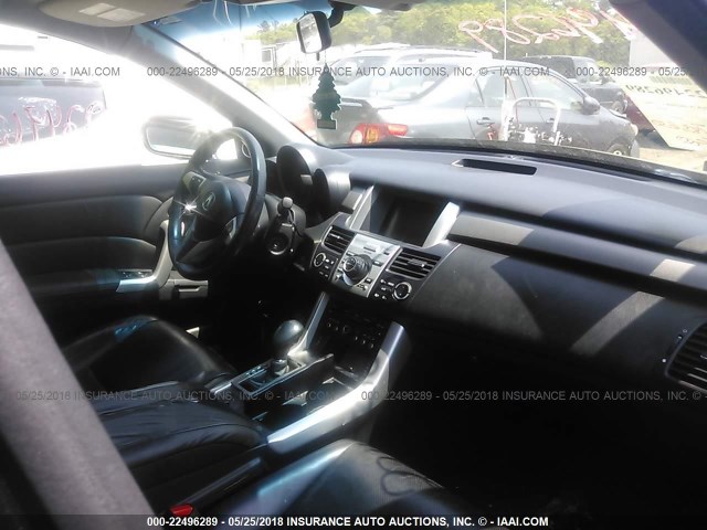 5J8TB18547A007360 - 2007 ACURA RDX TECHNOLOGY BLACK photo 5