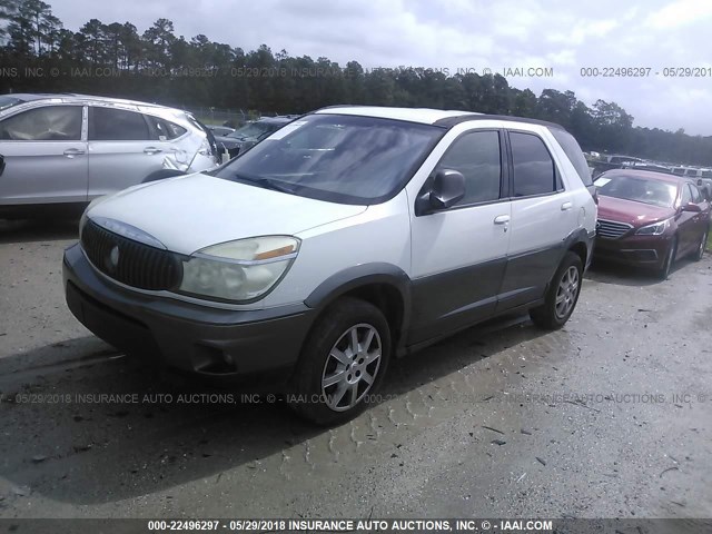 3G5DA03E15S560431 - 2005 BUICK RENDEZVOUS CX/CXL WHITE photo 2