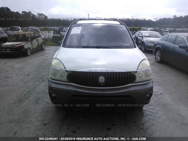 3G5DA03E15S560431 - 2005 BUICK RENDEZVOUS CX/CXL WHITE photo 6