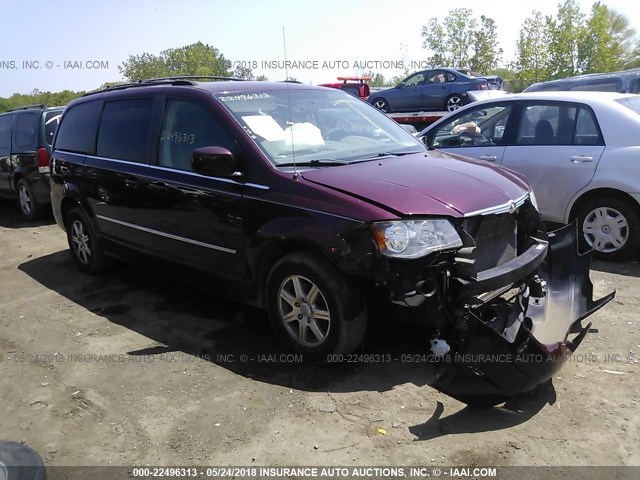 2A8HR54109R597199 - 2009 CHRYSLER TOWN & COUNTRY TOURING MAROON photo 1