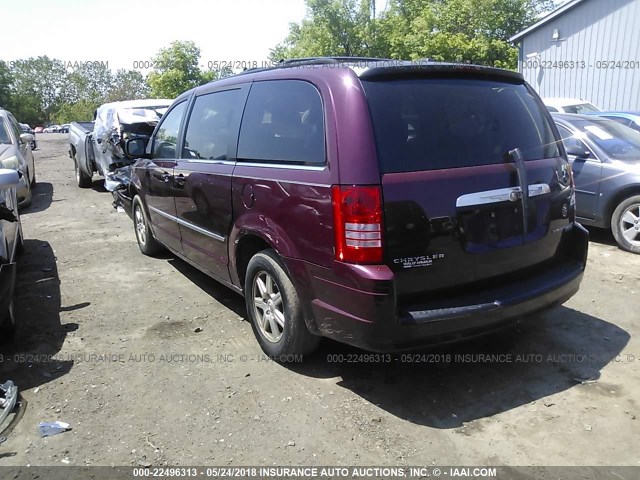 2A8HR54109R597199 - 2009 CHRYSLER TOWN & COUNTRY TOURING MAROON photo 3