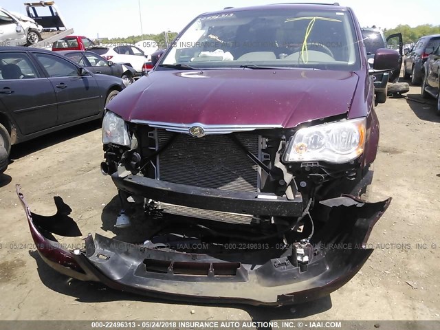 2A8HR54109R597199 - 2009 CHRYSLER TOWN & COUNTRY TOURING MAROON photo 6