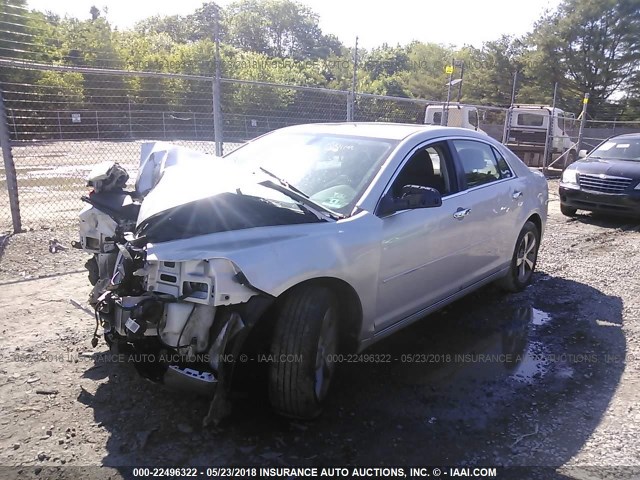1G1ZC5E08CF379067 - 2012 CHEVROLET MALIBU 1LT 青色 照片 2