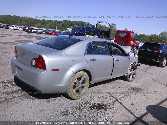 1G1ZC5E08CF379067 - 2012 CHEVROLET MALIBU 1LT 青色 照片 4