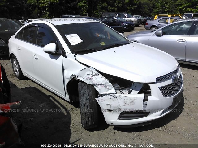 1G1PF5S95B7137864 - 2011 CHEVROLET CRUZE LT WHITE photo 1