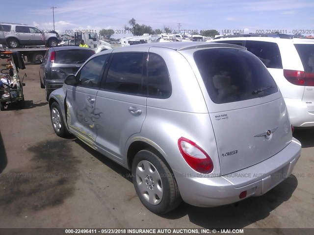 3A8FY48B68T157202 - 2008 CHRYSLER PT CRUISER SILVER photo 3