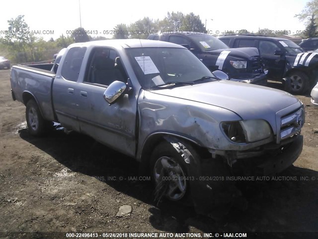 5TBRT34173S437233 - 2003 TOYOTA TUNDRA ACCESS CAB SR5 SILVER photo 1