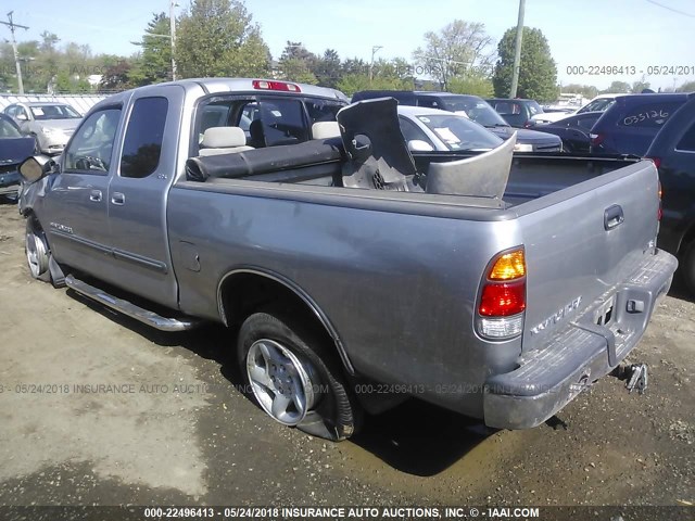 5TBRT34173S437233 - 2003 TOYOTA TUNDRA ACCESS CAB SR5 SILVER photo 3