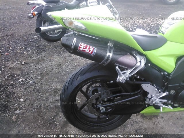 JKAZXCD197A025193 - 2007 KAWASAKI ZX1000 D GREEN photo 6