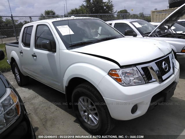 1N6ADOEV9JN744744 - 2018 NISSAN FRONTIER S/SV/SL/PRO-4X WHITE photo 1