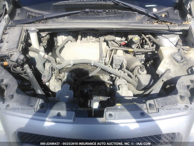 1GNDV23L15D267532 - 2005 CHEVROLET UPLANDER LS GRAY photo 10
