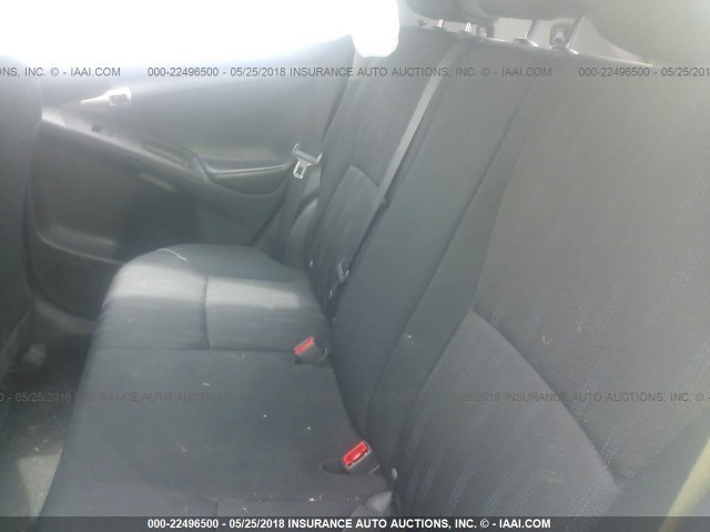 2T1KU4EE6BC542771 - 2011 TOYOTA COROLLA MATRIX  SILVER photo 8