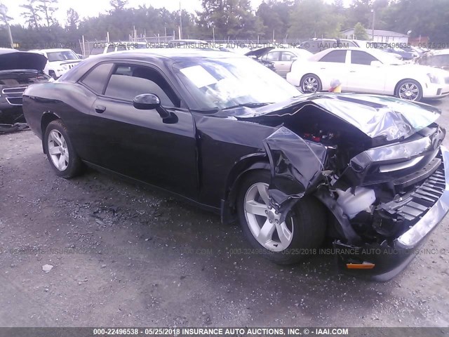 2C3CDYAG8DH501610 - 2013 DODGE CHALLENGER SXT BLACK photo 1